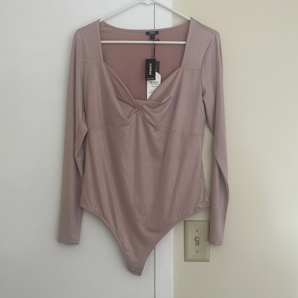 Pink express bodysuit NWT